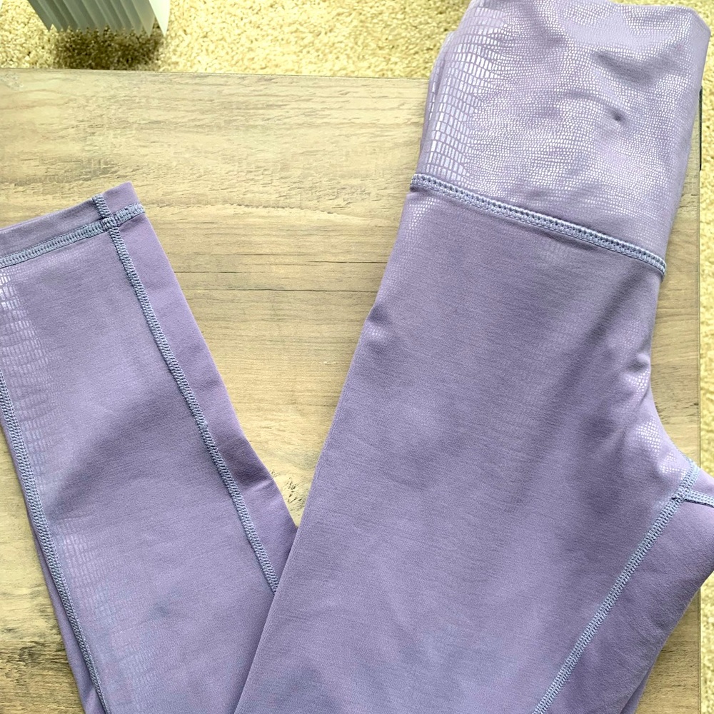 DYI Shine High Waisted Purple Leggings